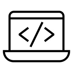 Poster - programming vector icon