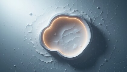Poster - Fluid dynamics experiment laboratory abstract image minimalistic environment top-down view scientific concept exploration