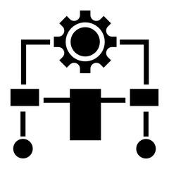Poster - database algorithm icon