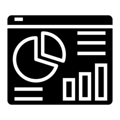 Poster - data visualization icon
