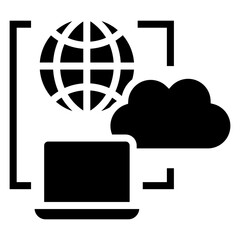 Poster - data communication vector icon