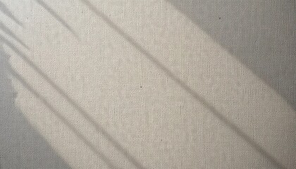 Poster - Light and shadow play on textured canvas indoor space abstract photography minimalist environment close-up view art concept for creative inspiration