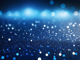 abstract blue glitter sapphire night glow celestial blue radiance twilight blue fantasy background, 