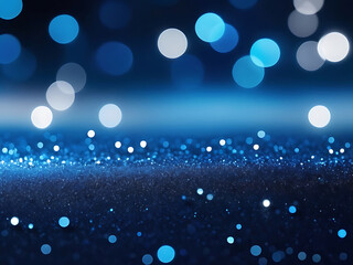 abstract blue glitter sapphire night glow celestial blue radiance twilight blue fantasy background, 