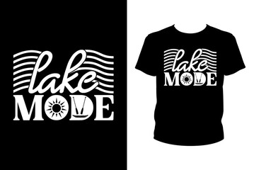 Poster - Lake mode - Art files for Cricut and Silhouette. You can edit them with Adobe Illustrator.