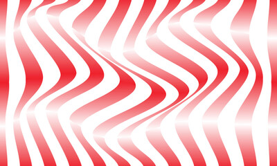 Leinwandbilder - abstract geometric red white gradient wave line pattern can be used background, banner, poster.