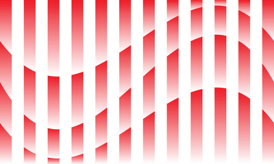 Aufkleber - abstract geometric red white gradient wavy line pattern art can be used background, banner, poster.