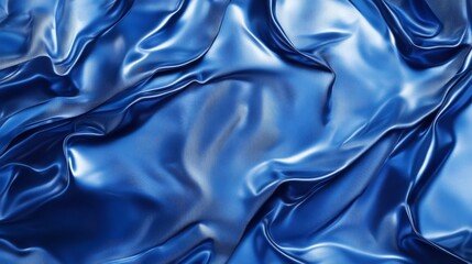 Poster - Flowing satin texture close-up textile art indoor setting abstract view visual elegance
