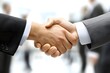 © yuliana - Two business people shaking hands