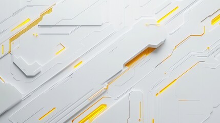 Poster - Futuristic technology design digital space graphic art minimalist abstract view innovation theme