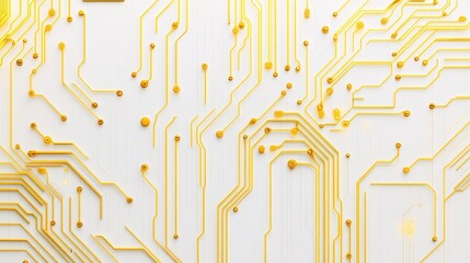 Poster - Innovative circuit design technology hub digital artwork modern environment overhead view future concepts for seo impact