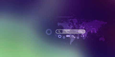 Poster - 

2d illustration abstract technology background


