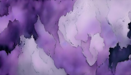 Leinwandbilder - ethereal purple abstract texture with fluid paint effect for background, digital art, wall decor, and graphic design