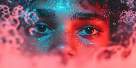 Poster - Cyberpunk Identity Revolution Gen Z Digital Storytelling with Immersive Aesthetic - AI-Enhanced Personal Branding for Creative Expression