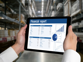 Poster - business data dashboard provide business intelligence analytic for marketing strategy planning snugl