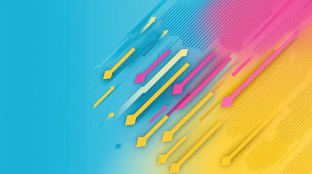 Impact Infographic layout with bold arrows and contrast colors highlighting key elements of influence
