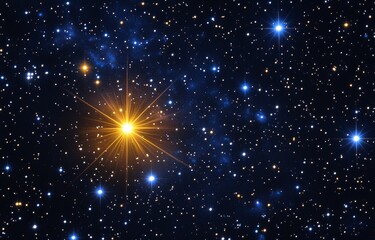 Wall Mural - cosmic explosion, vibrant stars, celestial display