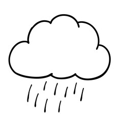 Poster - cloud and rain