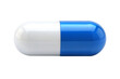 © tanzinaakter - drug or pill blue and white realistic 3d isolated on white background PNG.GENERATIVE AI