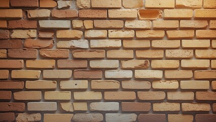 Poster - Brown brick wall backdrop