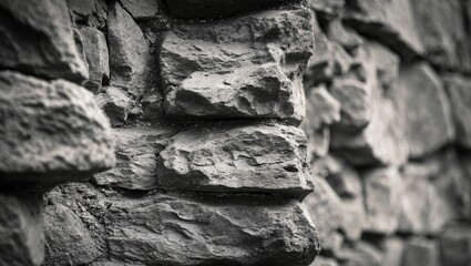 Poster - Rock stone wall texture background
