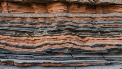 Poster - Layered rock texture