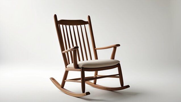 Rocking chair set against a white background.