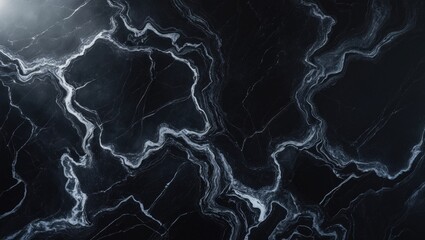 Poster - black marble background pattern texture natural stone