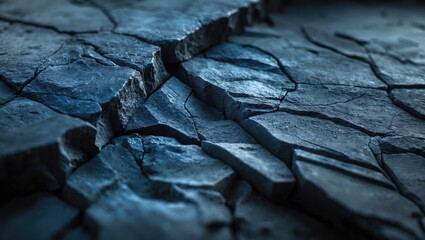 Poster - Ice texture background. The rough, cold, and frosty surface of the textured ice.