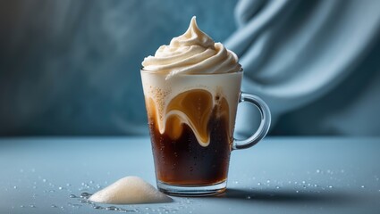 Poster - Ice cheese milk tea drink