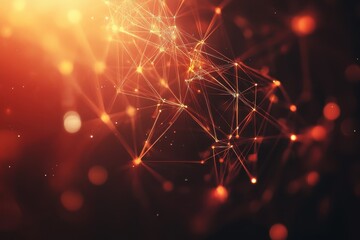 Poster - Abstract technology background featuring space for logo placement and dynamic network design, 4K Abstract Technology Background With Logo Space