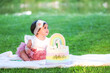 © Mylifeontopdm - Baby's first birthday cake photoshoot, baby girl celebrating one year birthday. happy Baby. Smiling baby