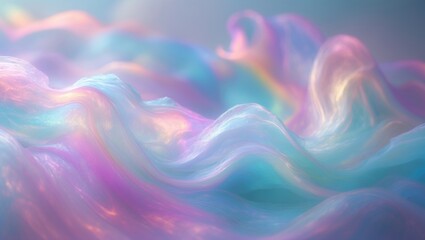Poster - Holographic iridescent rainbow foil texture abstract background