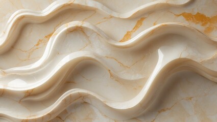 Poster - Natural beige stone marble. High-resolution marble texture.