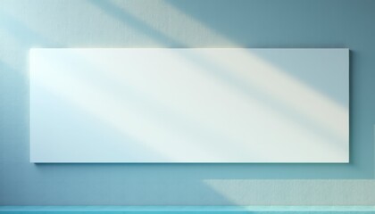 Poster - Minimalist wall display with natural light  