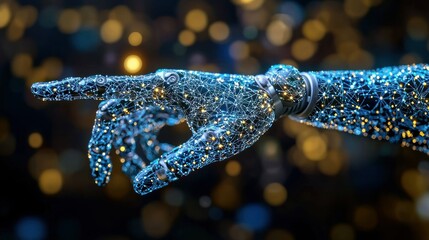 Poster - Digital Hand Reaching Out: Exploring the Future of AI