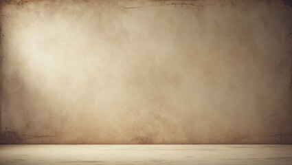 Aufkleber - Cream wooden wall texture background. Natural surface with an aged pattern.