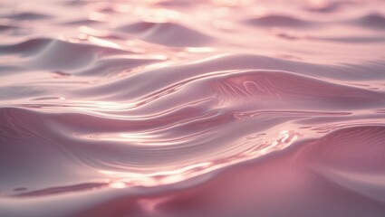 Poster - De-focused close-up of serene water surface texture featuring splashes and bubbles. Trendy abstract summer nature backdrop. Sunlit waves.