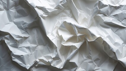 Poster - Crumpled paper texture. Wrinkled background featuring dust and scratches.