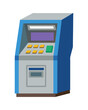 © Artistic Hasib - A vector illustration of ATM Machine on white background