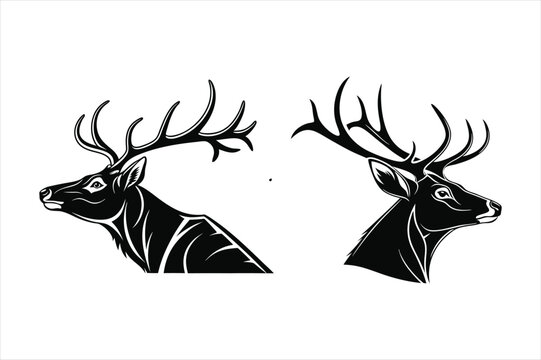 deer-head shilhouette
