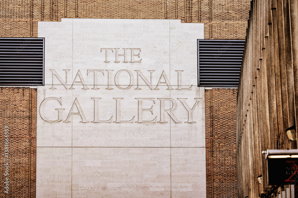 Neoclassical Lettering The National Gallery Lettering, British Art Museum Logo, Neoclassical ...