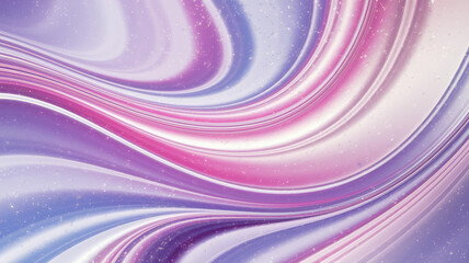 Poster - Dreamy Abstract Background with Flowing Waves and Soft Pastel Colors in Ethereal Purple and Pink Tones