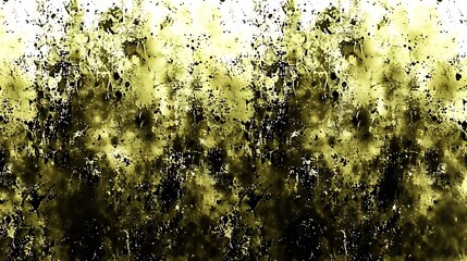 Poster - Abstract artistic paint texture with blended yellow and black colors