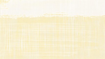 Poster - A textured abstract image showing lines on a soft yellow background