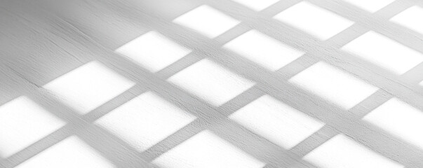Poster - A white and gray background with a shadow of a person. The shadow is in the shape of a square