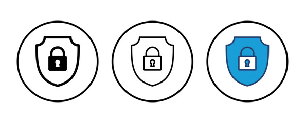 Poster - Security icon vector. protection icon. privacy. vpn