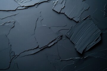 Leinwandbilder - Dark Textured Abstract Surface with Rectangular Shapes and Rough Granular Appearance