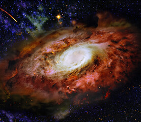 Wall Mural - space galaxy in space