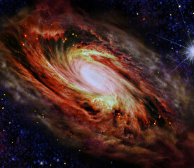 Wall Mural - abstract space background